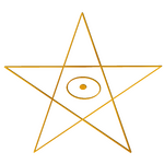 A symbol that's a star with an eye in the middle.